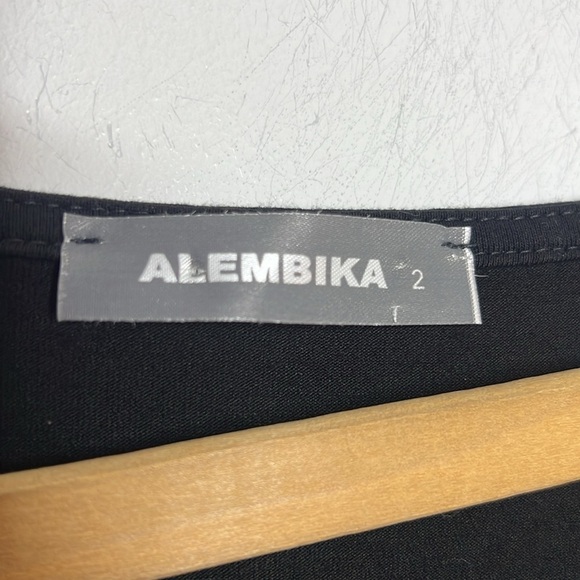 ALEMBIKA Boxy Cropped Batwing Animal Reptile Print Color block flowy shirt - Picture 8 of 11